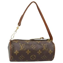Louis Vuitton-LOUIS VUITTON Monogram Papillon Pouch Vintage LV Auth 91980-Monogram