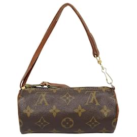 Louis Vuitton-LOUIS VUITTON Monogram Papillon Pouch Vintage LV Auth 91980-Monogram