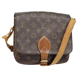 Louis Vuitton-LOUIS VUITTON Monogram Cartouchiere MM Shoulder Bag M51253 LV Auth 91089-Monogram