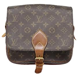 Louis Vuitton-LOUIS VUITTON Monogram Cartouchiere MM Shoulder Bag M51253 LV Auth 91089-Monogram
