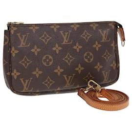Louis Vuitton-LOUIS VUITTON Monogram Pochette Accessoires Pouch M51980 LV Auth 91149-Monogram