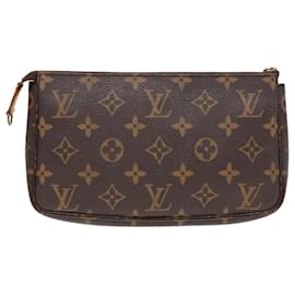 Louis Vuitton-LOUIS VUITTON Monogram Pochette Accessoires Pouch M51980 LV Auth 91149-Monogram