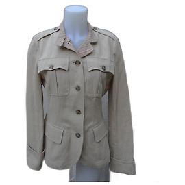 Giacca Etro beige in cotone Beige