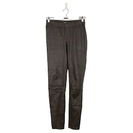Max & Moi Leggings de couro Caqui