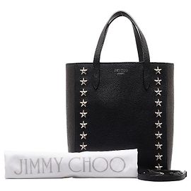 Borsa tote Pegasi in pelle Jimmy Choo Nero