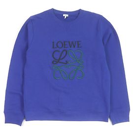Moleton azul com logo Anagram da LOEWE L Azul