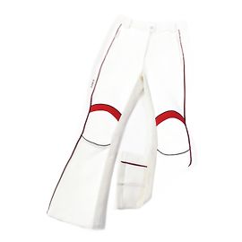 Pantalons de ski évasés en nylon acrylique Dior Alps Écru