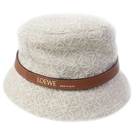 Sombrero Jacquard Anagram LOEWE Beige Blanco Camello Otro