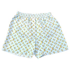 Shorts de seda Monogram Louis Vuitton para mulheres Outro