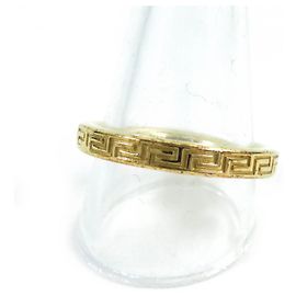 Anello chiave greca Versace oro 25 Made in Italy D'oro