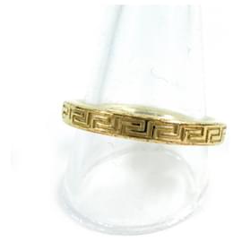 Versace-Versace Greek Key Ring Gold 25 Made in Italy-Golden