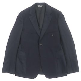 Autre Marque COMME des GARCONS Stripe Tailored Jacket Navy S Navy blue