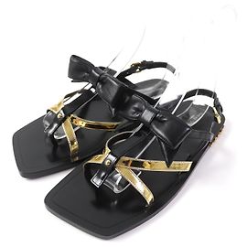 Louis Vuitton Monogram Ankle Strap Flats Other