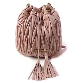 Miu Miu Bolsa de ombro de couro MIUMIU Rosa
