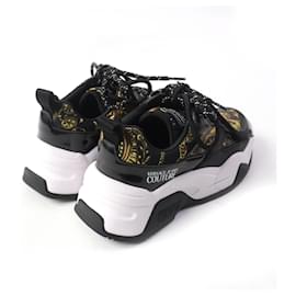 Versace-Versace Baroque Lace-up Sneakers Multi 38-Multiple colors