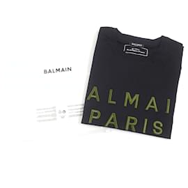 Balmain-Balmain Cotton Logo Crew Neck T-Shirt XXL-Other