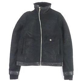 Autre Marque CHROME HEARTS Leather Jacket Black S Black