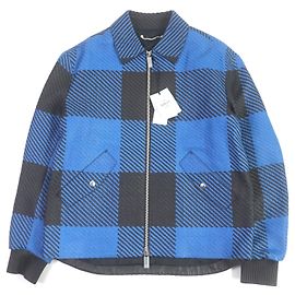 Berluti Lamb Leather Blouson Jacket Blue-Black Other