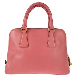 Prada-Prada Saffiano Lux Leather Handbag BL0838-Pink
