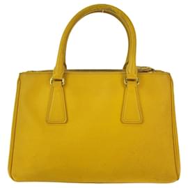 Prada-Prada Saffiano Leather Galleria Tote Bag-Yellow