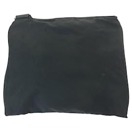 Prada-Prada Nylon Tessuto Triangle Logo Messenger Bag-Black
