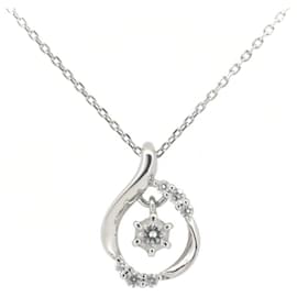 Autre Marque-4°C Diamond Necklace PT995 Platinum-Other