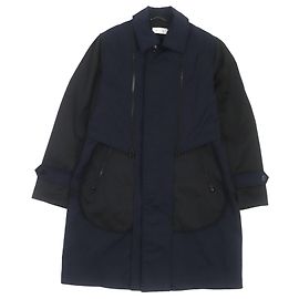 COACH 3WAY Coat Polyester Cotton Jacket Vest Black