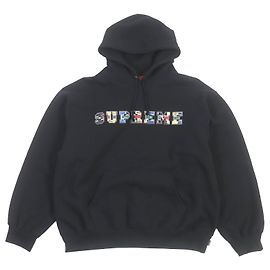 Supreme Moletom com capuz de couro supremo preto L Preto