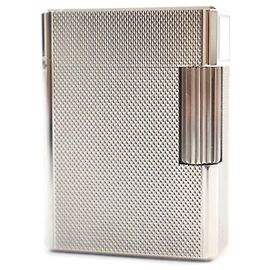 MCM Dupont Line 1 Short Roller Gas Lighter Silver Other