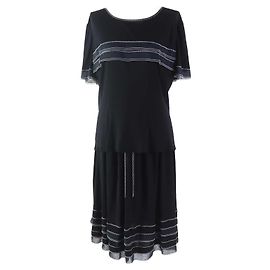 Chanel Rayon Setup Black Women Black