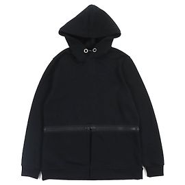Sudadera con cremallera de 2 vías de algodón y rayón Givenchy S Negro