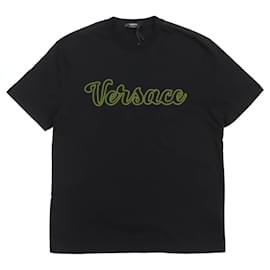 Versace-Versace MITCHEL FIT Varsity Logo T-shirt-Other