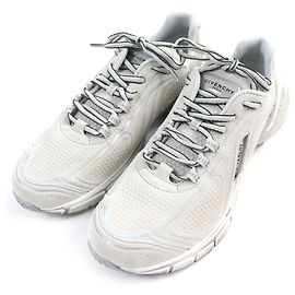 Givenchy TK-MX Runner Leder Sneakers Hellgrau Grau