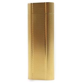 Cartier-Cartier Oval Pattern Gas Lighter Gold Case-Golden
