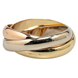 Autre Marque-Cartier Trinity Ring 18K Gold #52-Other