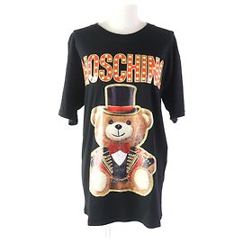 Camiseta oversized con estampado de oso Teddy de Moschino XS Negro