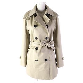 Cappotto trench con cappuccio e logo Signature COACH Beige S Beige
