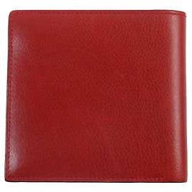 MCM Portefeuille compact en cuir John Lobb rouge Rouge