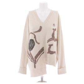 LOEWE Malha T.International M Lã Bege