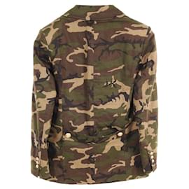 Balmain-Balmain Cotton Outerwear Khaki Multicolor-Other