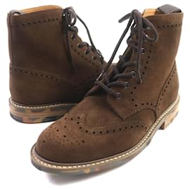Church's-Church's GRINDALE Suede Leather Wingtip Boots-Other