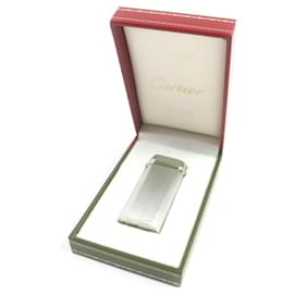 Cartier-Cartier Trinity Oval Silver Gas Lighter-Silvery