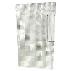 Autre Marque Dupont Line 1 Silver Gas Lighter Silvery