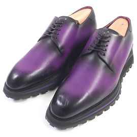 Louis Vuitton Leder Derby Schuhe lila 5.5 Lila