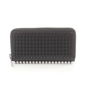 Christian Louboutin PANETTONE Round Long Wallet Black