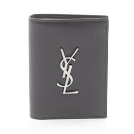 Saint Laurent-Saint Laurent Cassandra Bi-fold Wallet-Black