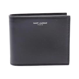 Saint Laurent-Saint Laurent East West Bi-Fold Wallet-Black