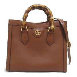 Borsa Tote Gucci Diana Small 2-Way Marrone