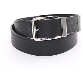 Christian Dior Men's Leather Belt Black