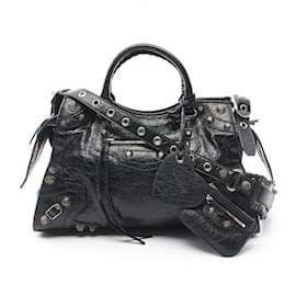 Balenciaga-Balenciaga Neo Cagole City Handbag-Black
